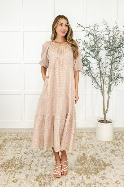 Hazel Dress in Toffee